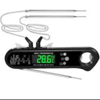 Instant Thermometer Probe with 2 External Probes