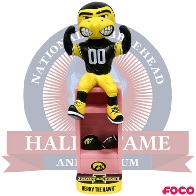 Iowa Hawkeyes Herky Pink Locker Bobblehead