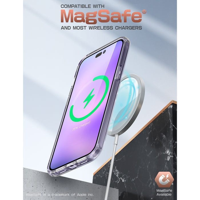 iPhone 14 Pro Max 6.7 inch Unicorn Beetle Style Slim Clear Case(open box)-Clear