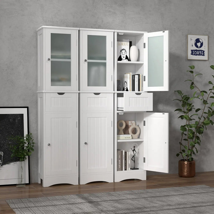 Jaime Freestanding Bathroom Linen Cabinet Canva Home
