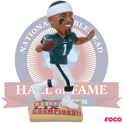Jalen Hurts Philadelphia Eagles Super Bowl LIX Champions Newspaper Base Bobblehead