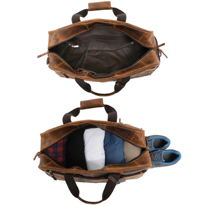 Leather Weekender Bag