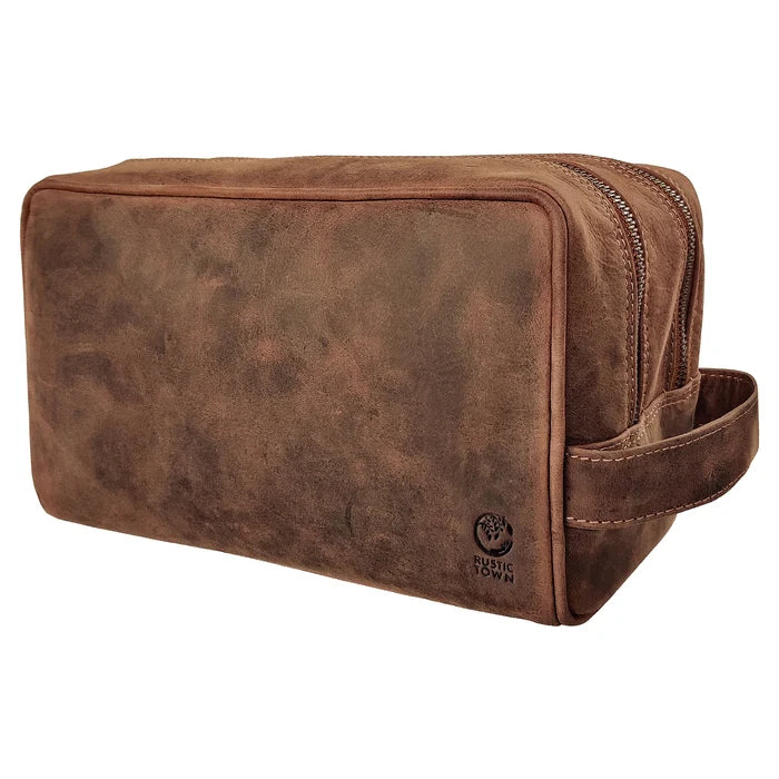 Leather Wash Bag