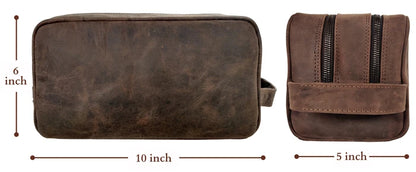 Leather Toiletry Bag