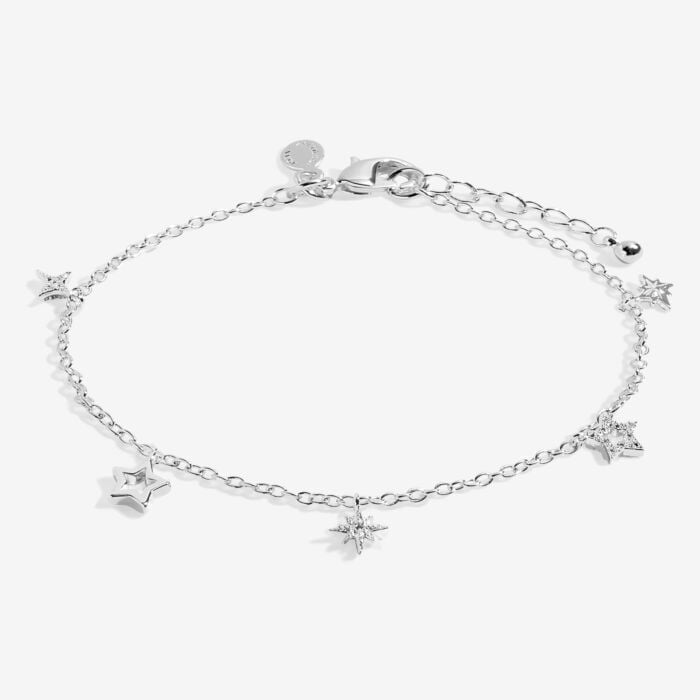 Joma Mini Charms Multi Stars Bracelet - Silver