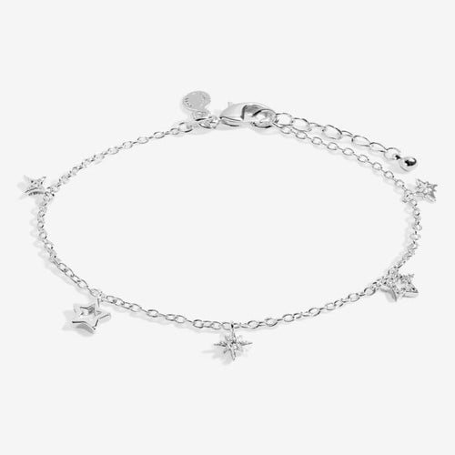 Joma Mini Charms Multi Stars Bracelet - Silver