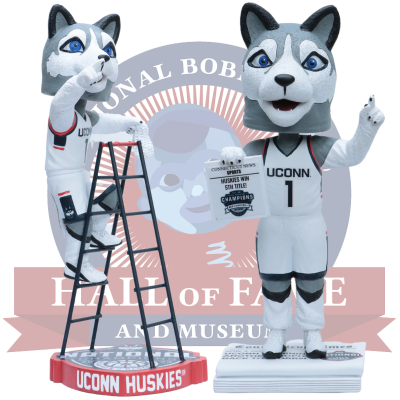 Jonathan the Husky Connecticut Huskies Mascot 2023 NCAA Men's Basketball National Champions Bobbleheads