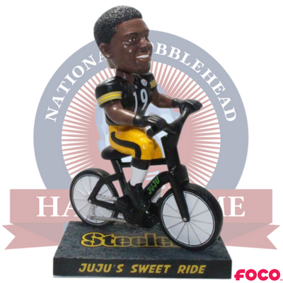 JuJu Smith-Schuster Pittsburgh Steelers Bike Bobblehead