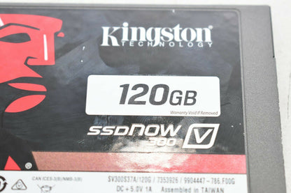 Kingston SSDNow 300V SV300S37A/120G 120GB 2.5" SATA SSD Solid State Drive - Coretek Computers