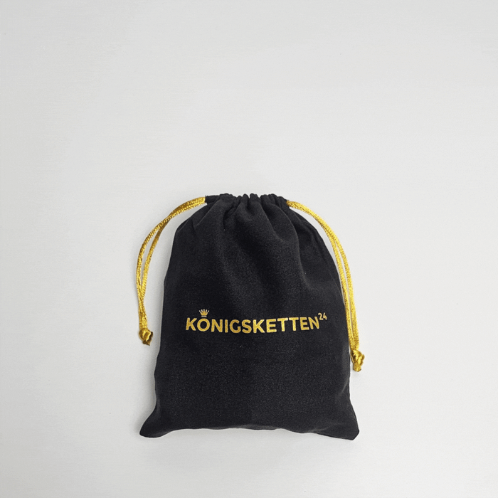 Königsarmband 5mm breit - 925er Silber - rhodiniert
