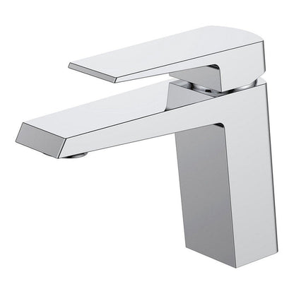 KubeBath Aqua Chiaro Single Lever Bathroom Vanity Faucet in Chrome (AFB11701) main image.