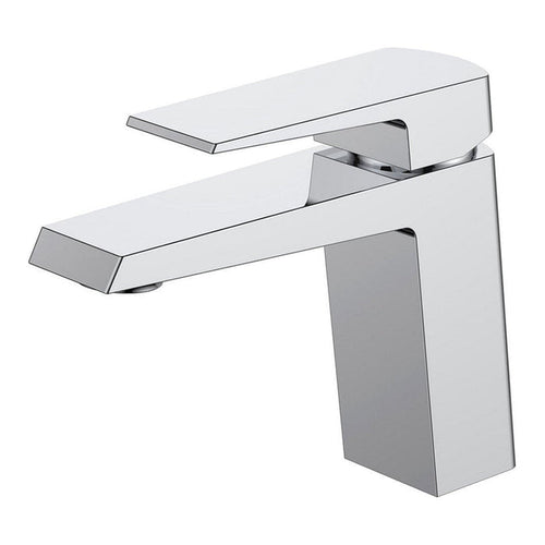 KubeBath Aqua Chiaro Single Lever Bathroom Vanity Faucet in Chrome (AFB11701) main image.