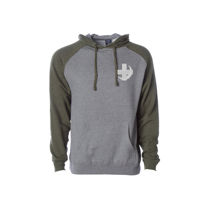 Lambda Chi Alpha Raglan Hooded Sweatshirt