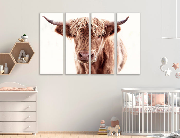 Large Cow Canvas Print #7580