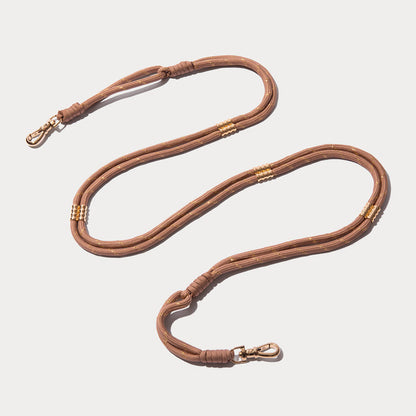 Layla Rope Strap - Tan/Gold