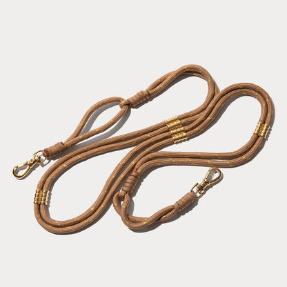 Layla Rope Strap - Tan/Gold