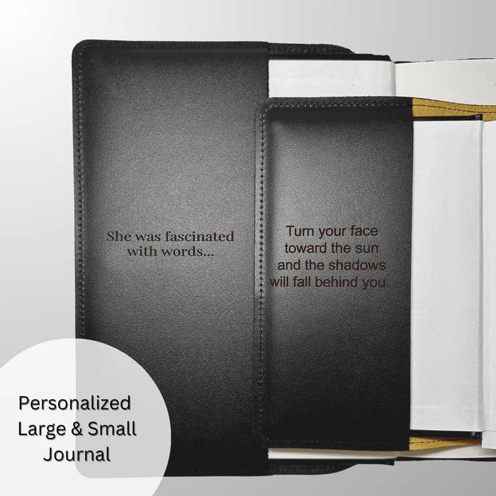 Personalized Large & Small Journal examples by Oberon Design
