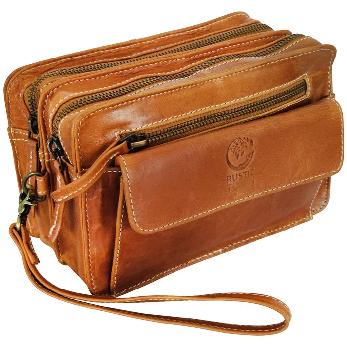 Leather Mens Clutch