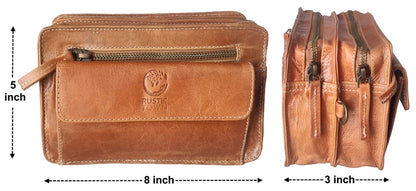 Leather Mens Clutch