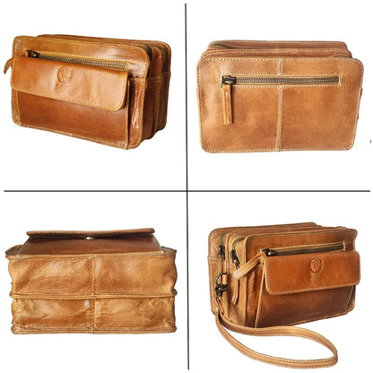 Leather Mens Clutch