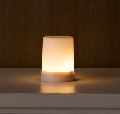 LED Flame Candle 2.5"H (white)