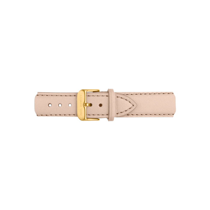 Leder Uhrenarmband Gold Hazelnut 20 mm