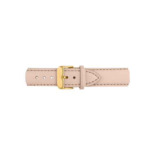 Leder Uhrenarmband Gold Hazelnut 20 mm