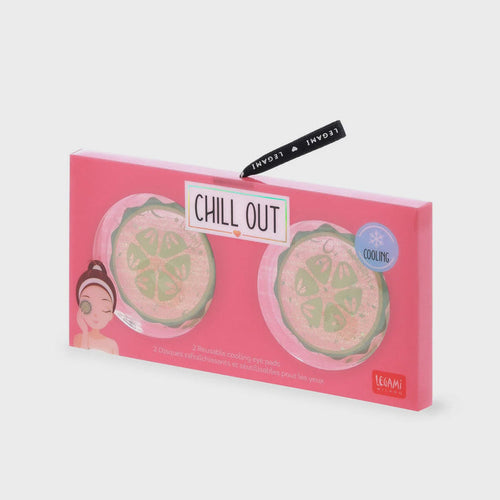 Legami Reuseable Cooling Eye Pads - Cucumber