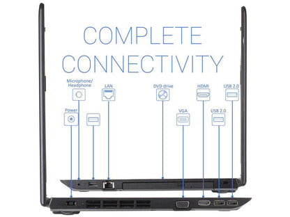 Lenovo ThinkPad E570 15.6" FHD Laptop - Intel Core i5-6200U 8GB RAM 256GB SSD WebCam Win 10 Pro