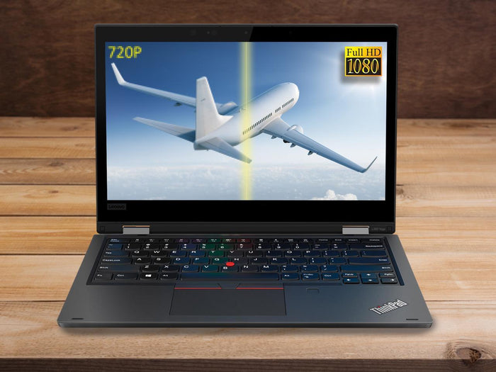 Lenovo ThinkPad L390 Yoga 2-in-1 Laptop 13.3" IPS FHD Touch Intel Core i3-8145U 8GB RAM 128GB SSD Win 11 Pro - Coretek Computers