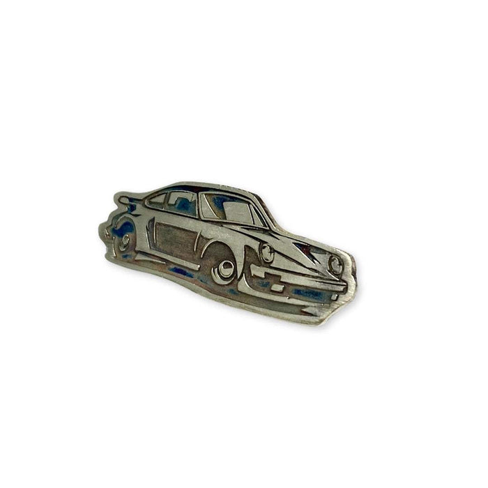 Lesunja Pin Silver Porsche Engraving