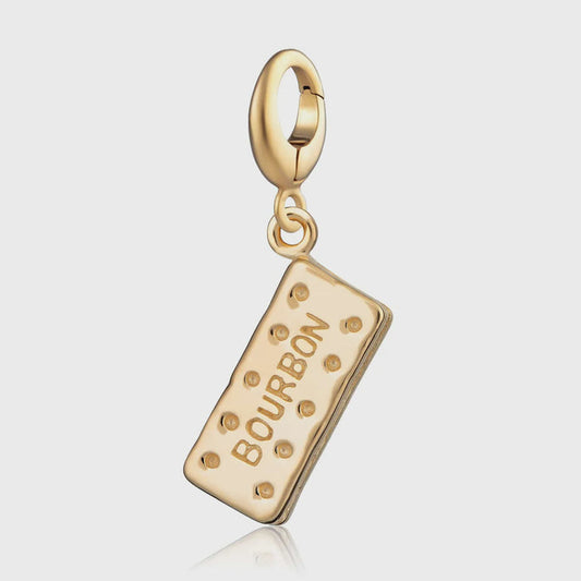 Lily Charmed Gold Bourbon Biscuit Charm