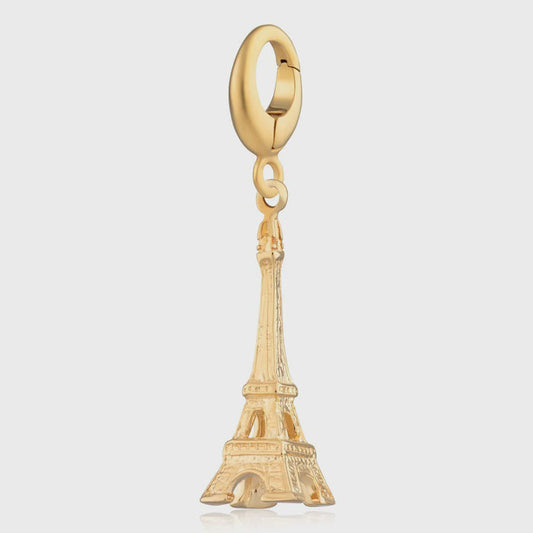 Lily Charmed Gold Eiffel Tower Charm