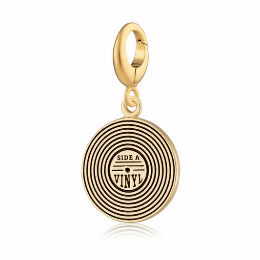 Lily Charmed Gold Vinyl Record Charm