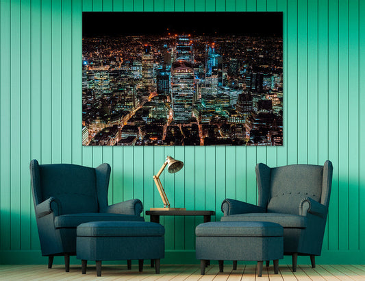 London At Night Canvas Print #9103