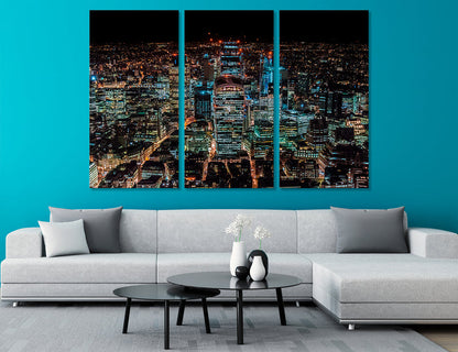 London At Night Canvas Print #9103