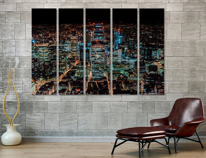 London At Night Canvas Print #9103