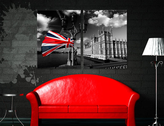 London BW Canvas Print #9225