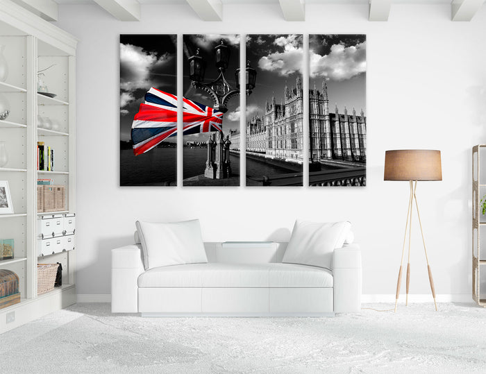 London BW Canvas Print #9225