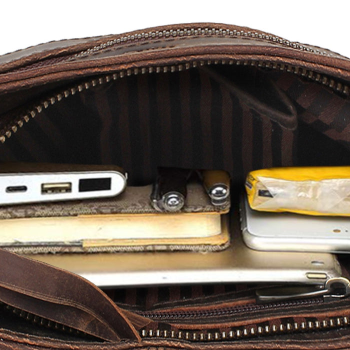 Leather Crossbody Purse for Women