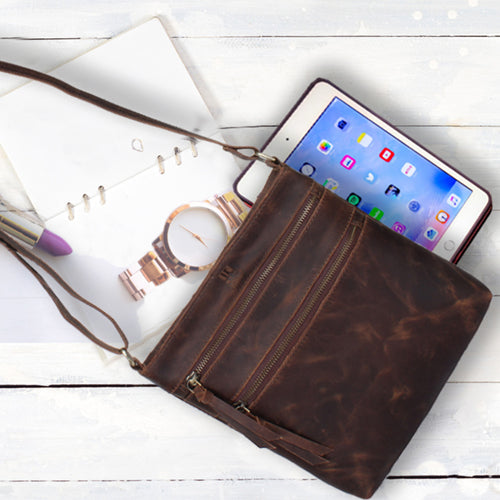 Leather Crossbody Purse for Women