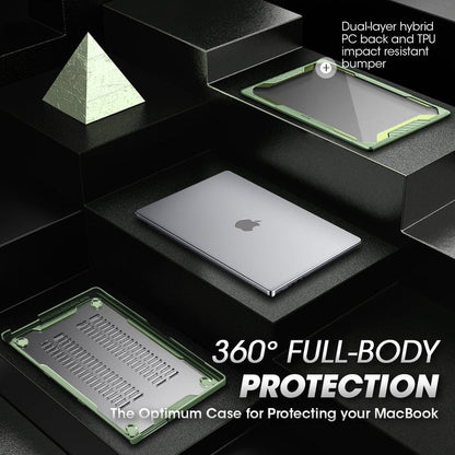 MacBook Pro 16 inch (2026-2021) Unicorn Beetle Case Cover(open box)-Green