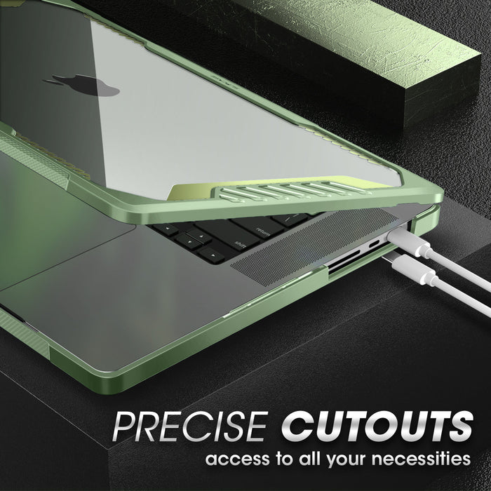 MacBook Pro 16 inch (2026-2021) Unicorn Beetle Case Cover(open box)-Green
