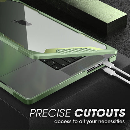 MacBook Pro 16 inch (2026-2021) Unicorn Beetle Case Cover(open box)-Green