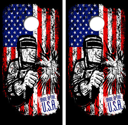 Made in the USA Cornhole Design