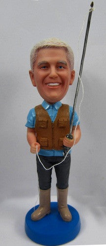 Male Fisher - National Bobblehead HOF Store