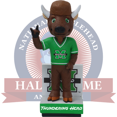 Marco the Bison Marshall Thundering Herd Mascot Bobblehead