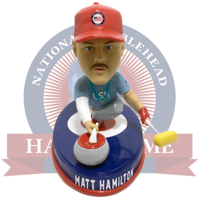 Matt Hamilton Curling Bobblehead
