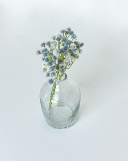 Medium Handblown Hammered Bud Vase, Fair Trade, India