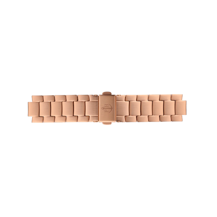 Metall Uhrenarmband Roségold 16 mm